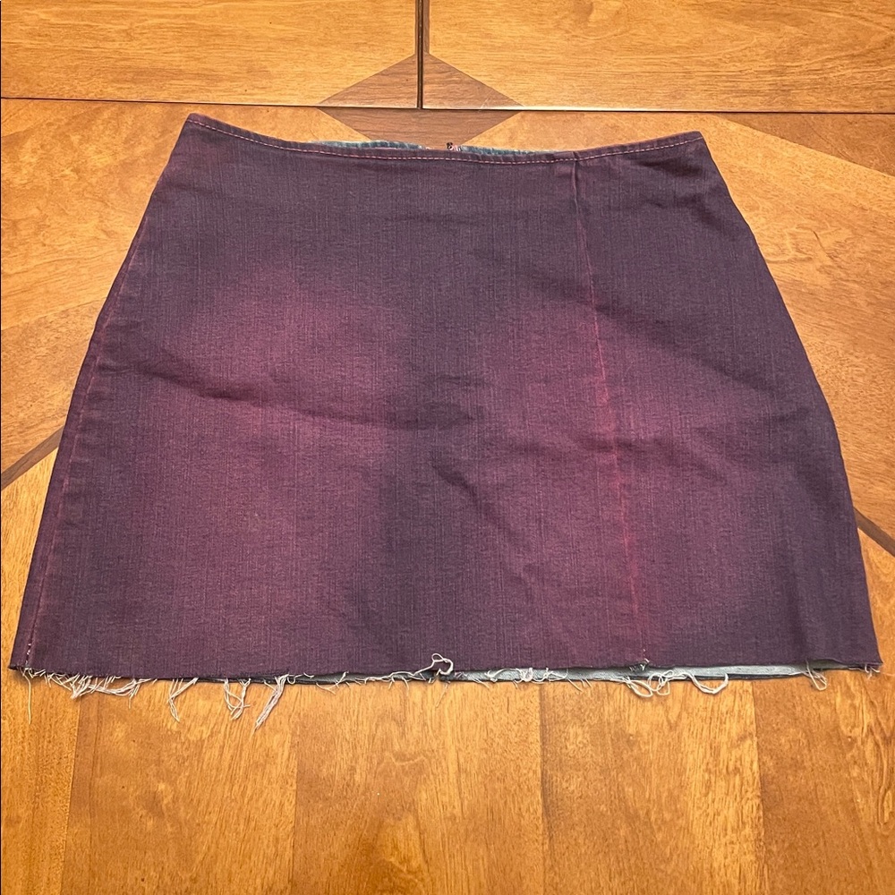 Wild Fable Denim Purple Mini Skirt